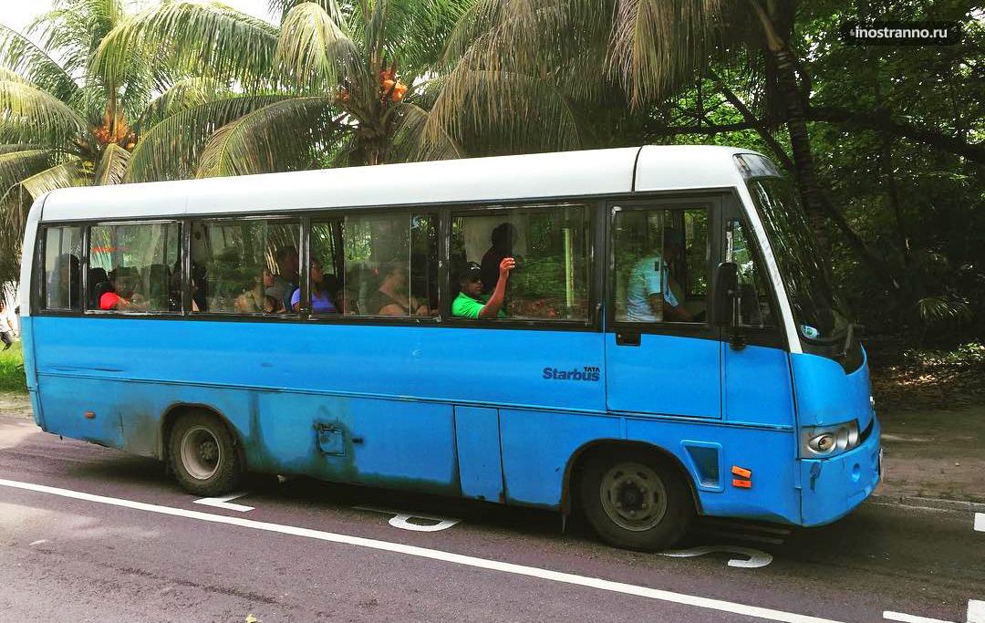 Автобус на Сейшельских островах