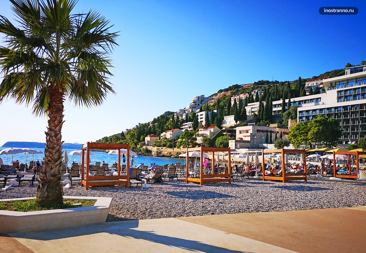 Лучший пляж Дубровника Лапад