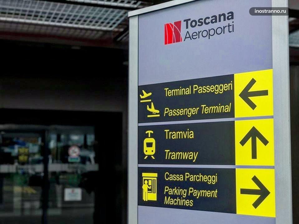 Аэропорт Флоренции как добраться до центра города