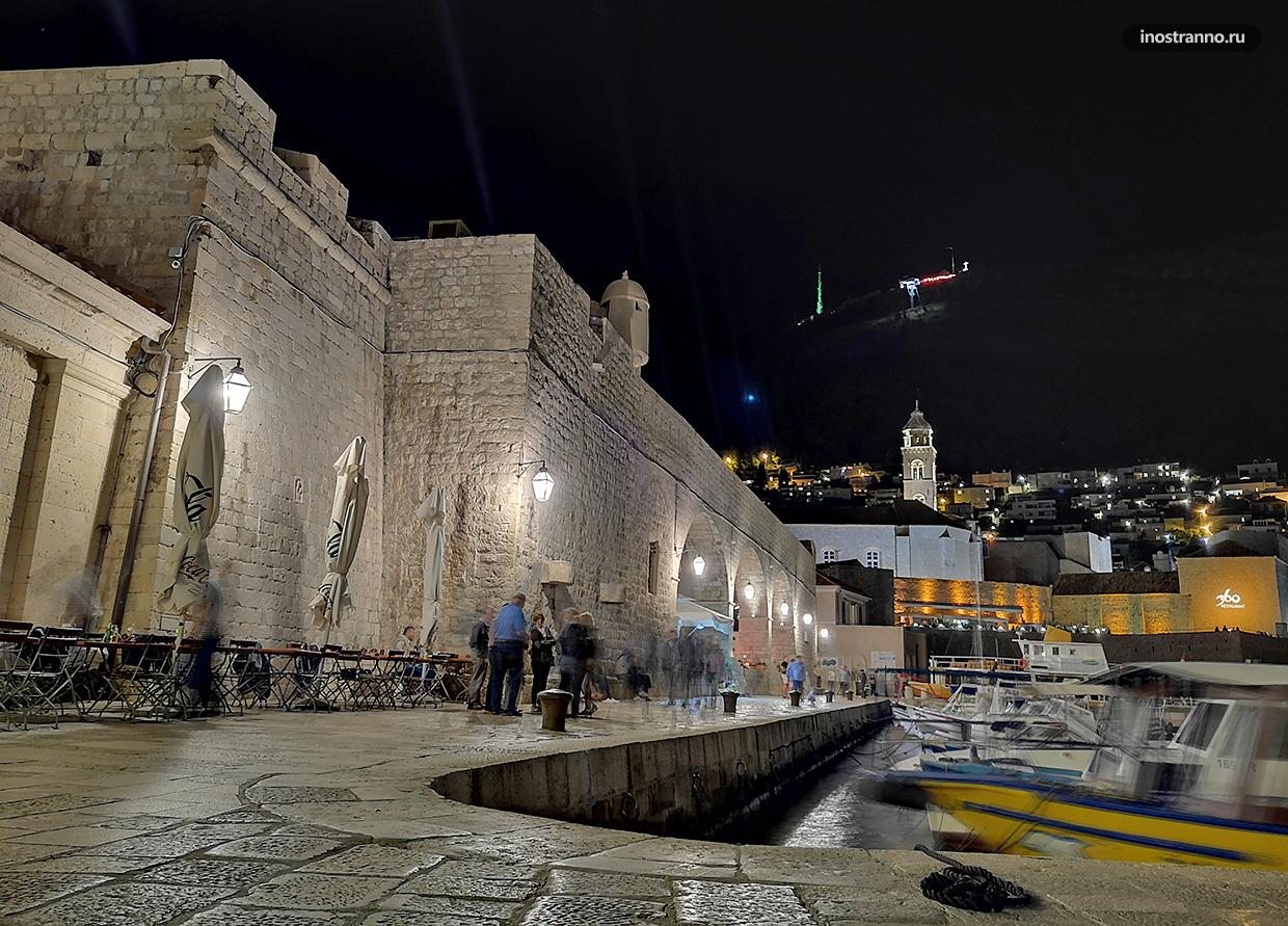 Ночь в Дубровнике