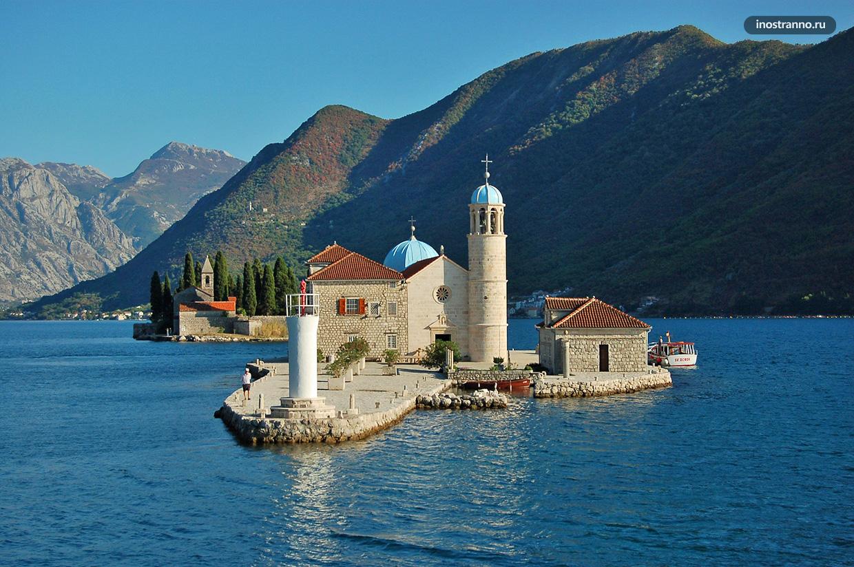 Достопримечательности Пераст 20 Остров Госпа-од-Шкрпьела