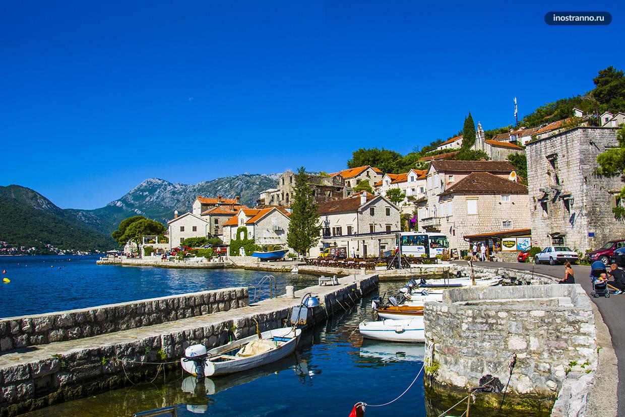 Достопримечательности Пераст 17 Променад в Перасте