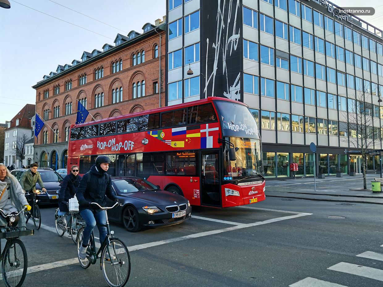 Велосипедисты в Дании