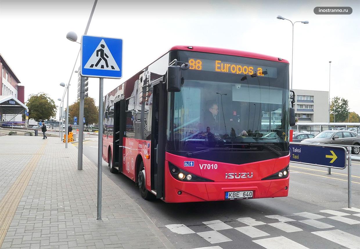 Автобус в Вильнюсе