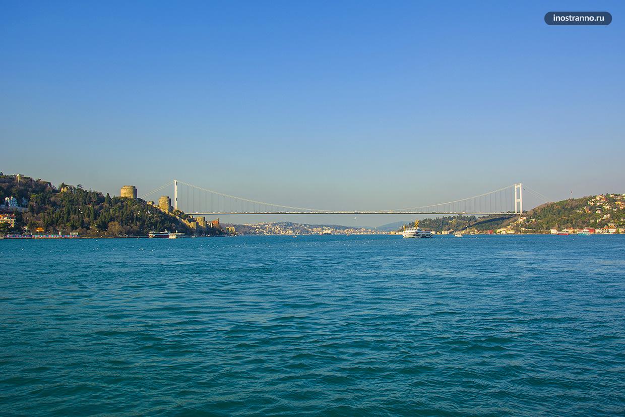 Мост Султана Мехмеда Фатиха в Стамбуле, второй мост через Босфор