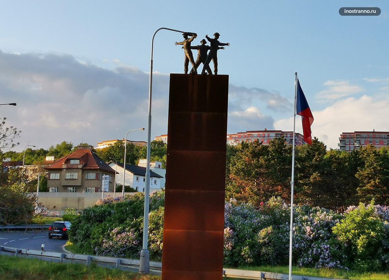 Памятник операции Антропоид в Праге