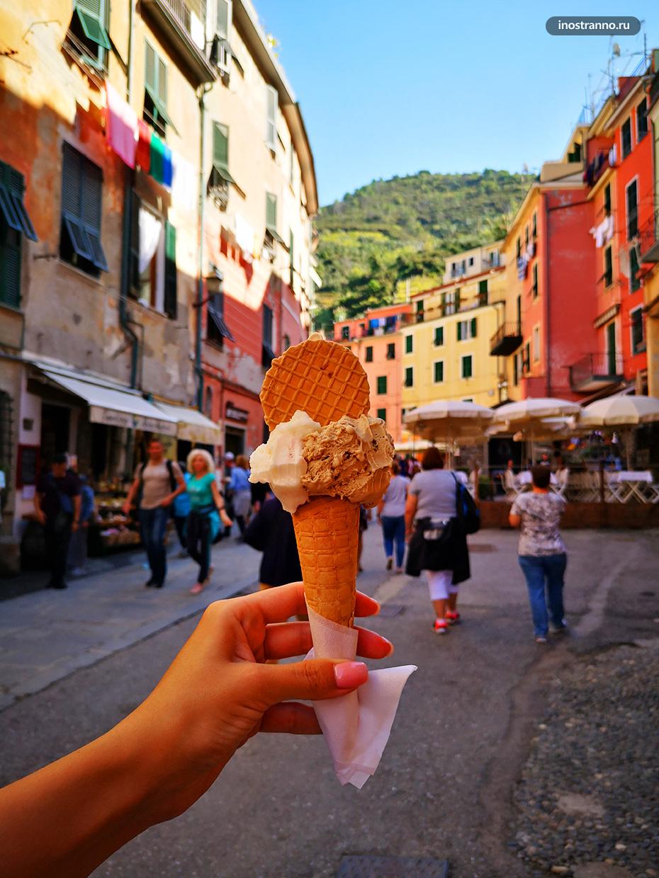 Итальянское мороженое джелато