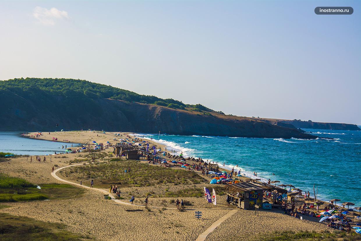 Самый красивый пляж Черного моря