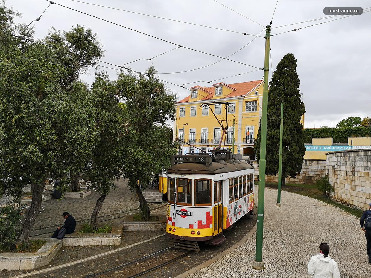 Как добраться в район Белен из центра Лиссабона - трамвай