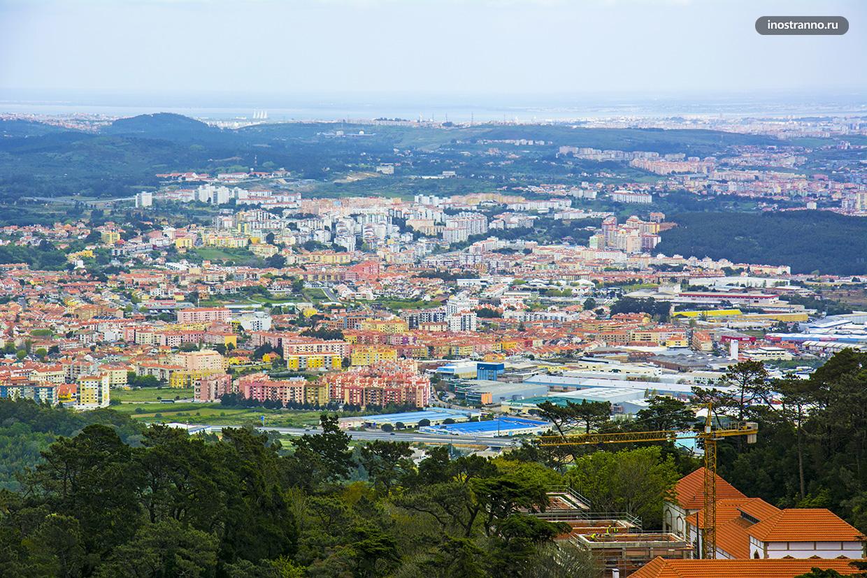 Панорама португальского города Синтра