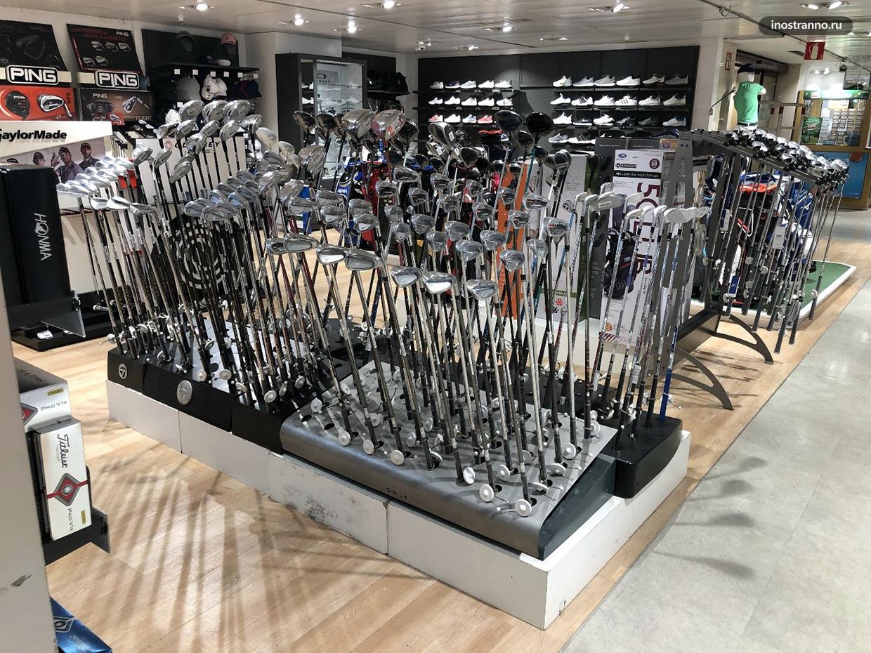 Магазин по продаже товаров для гольфа в Испании