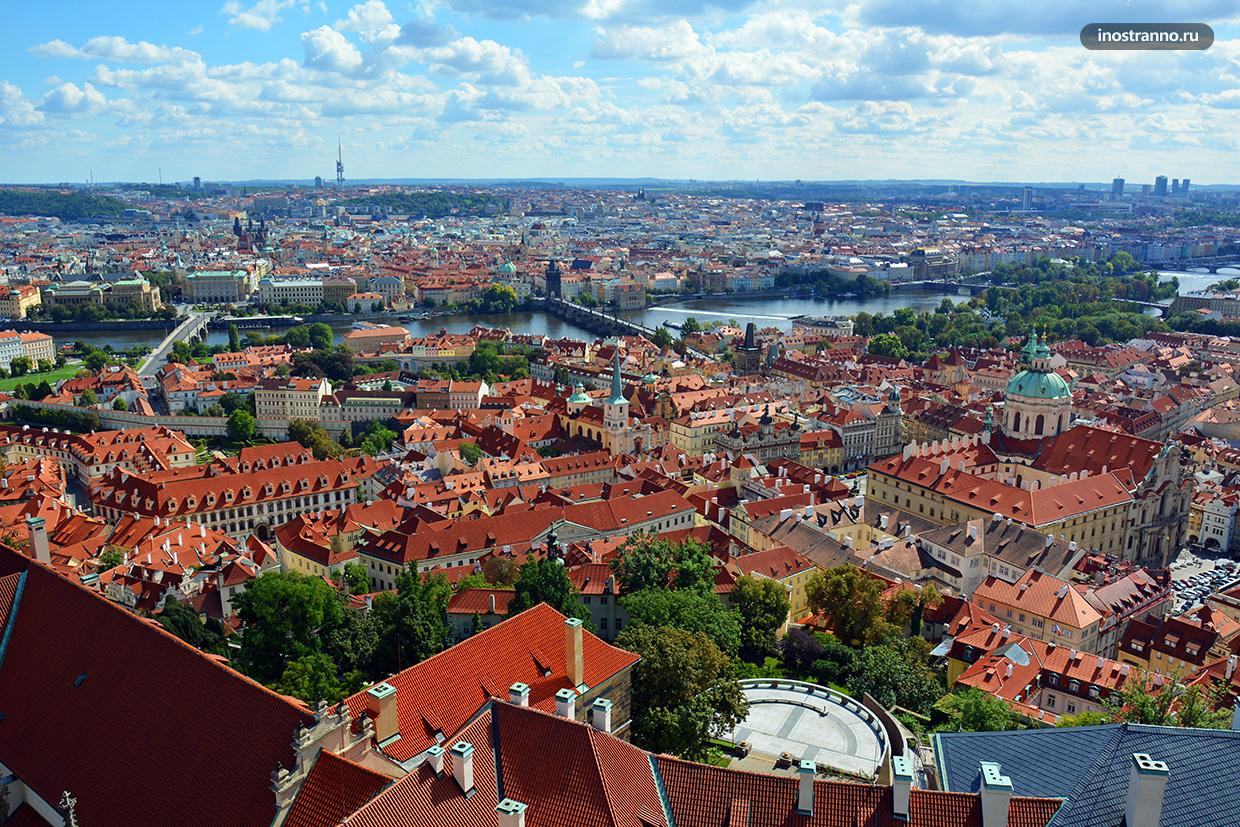 Панорамное фото Праги