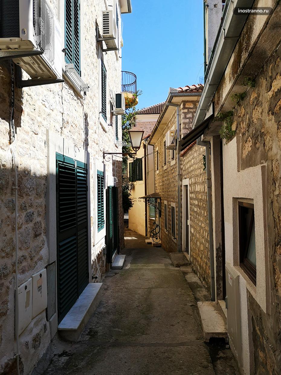 Венецианские улочки в Черногории