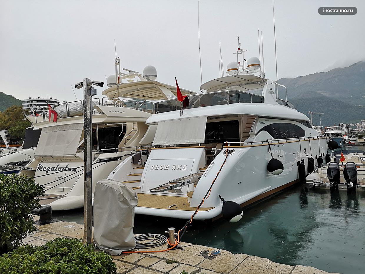 Аренда яхты в Черногории цены и расходы