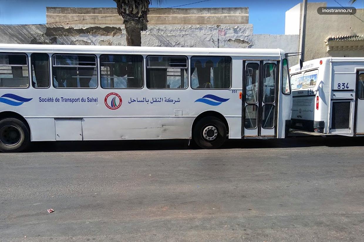Автобус в Энфиде Тунис