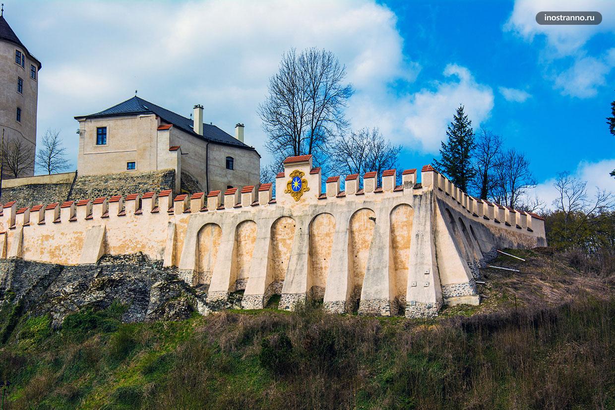 Красивый замок в Чехии