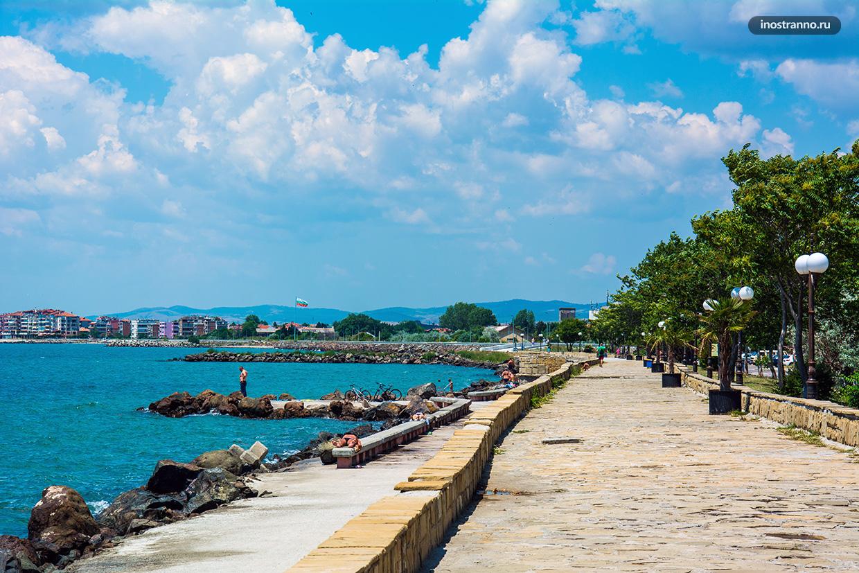Набережная на болгарском курорте