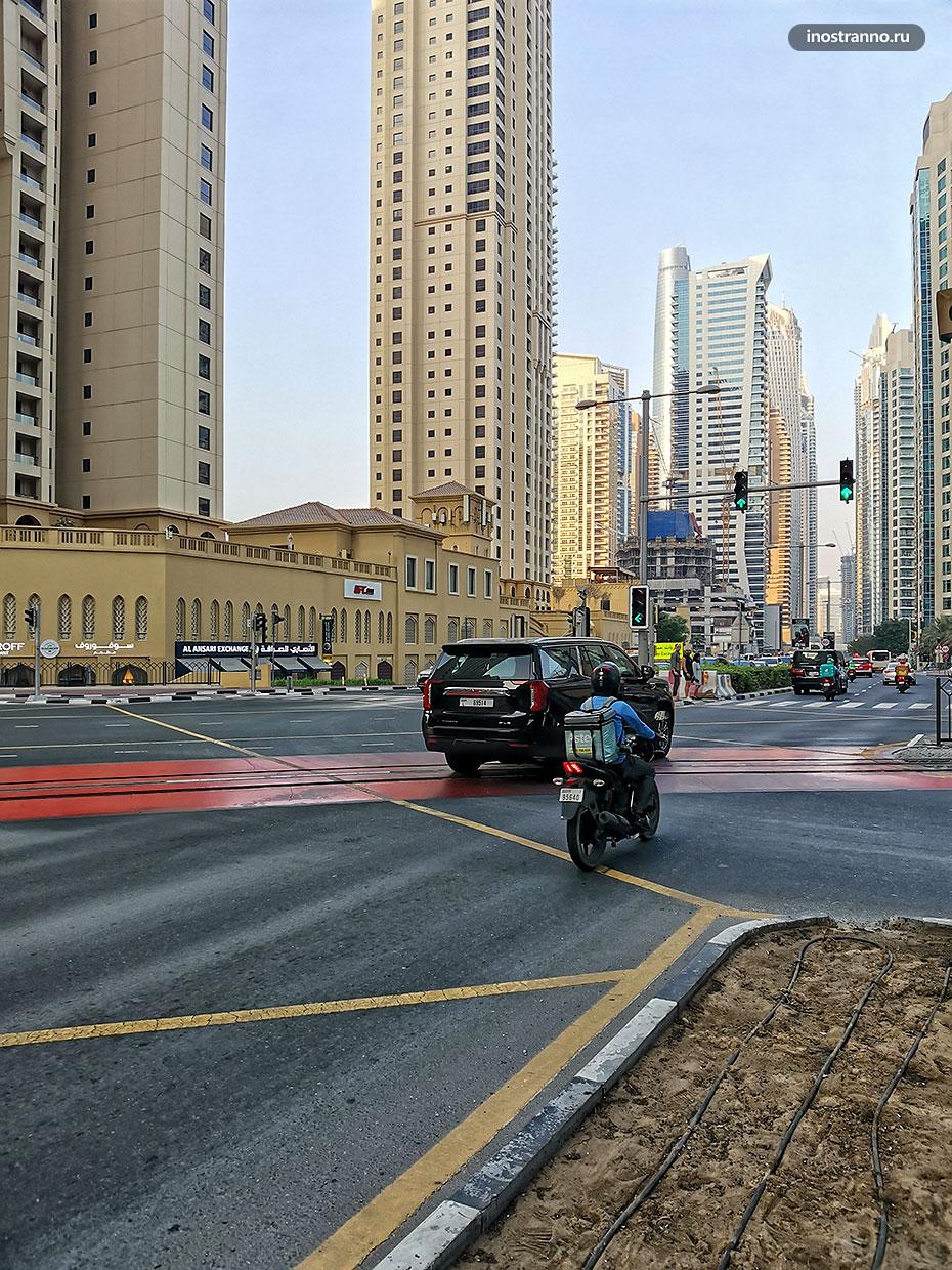 Комфорт пешеходов в Дубае