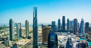 Фото Дубая с высоты смотровой площадки Sky Views Observatory